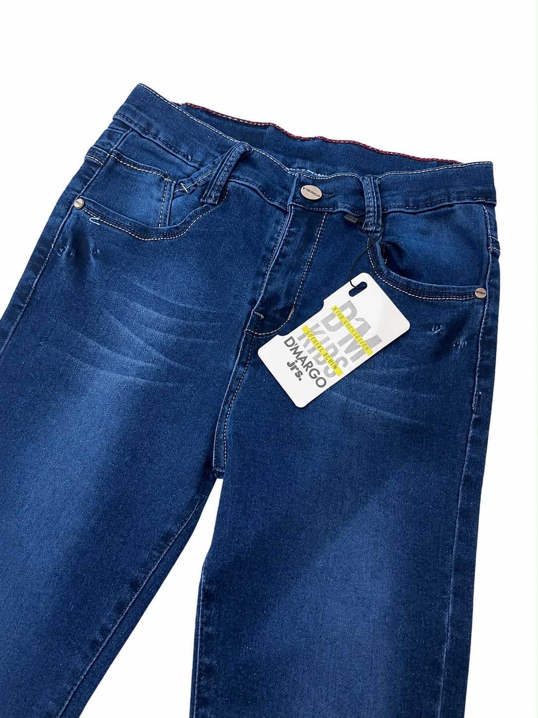 Pantalón niño de mezclilla azul clásico