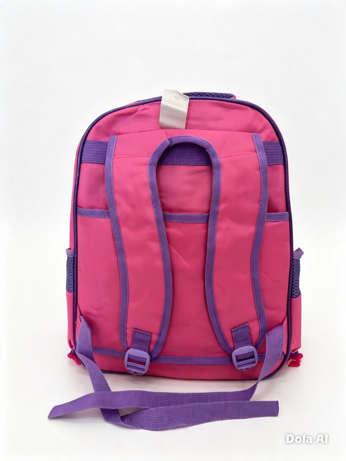 Set mochila infantil escolar Gatita Princesa Rosa 3 piezas