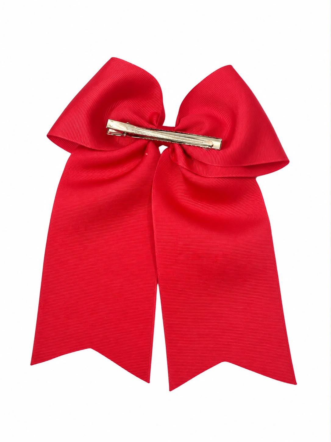 Moño niña rojo clásico con tirantes largos 🎀❤️