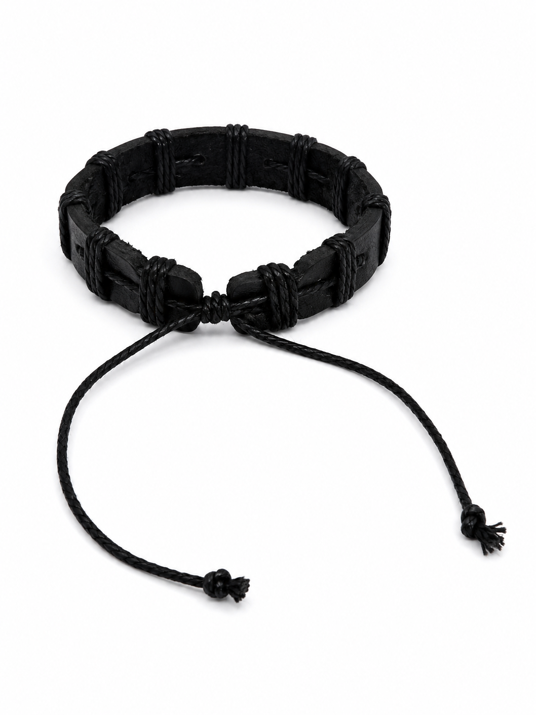 Pulsera Caballero Negra Ajustable 🖤