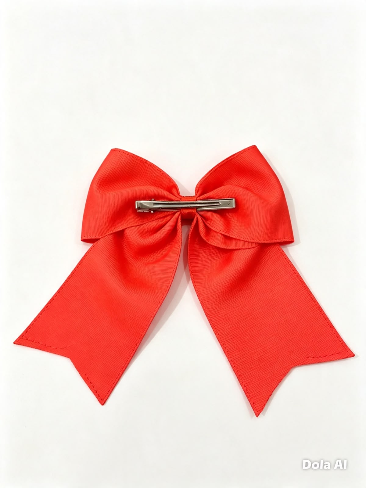 Moño niña rojo con pedrería 🎀✨