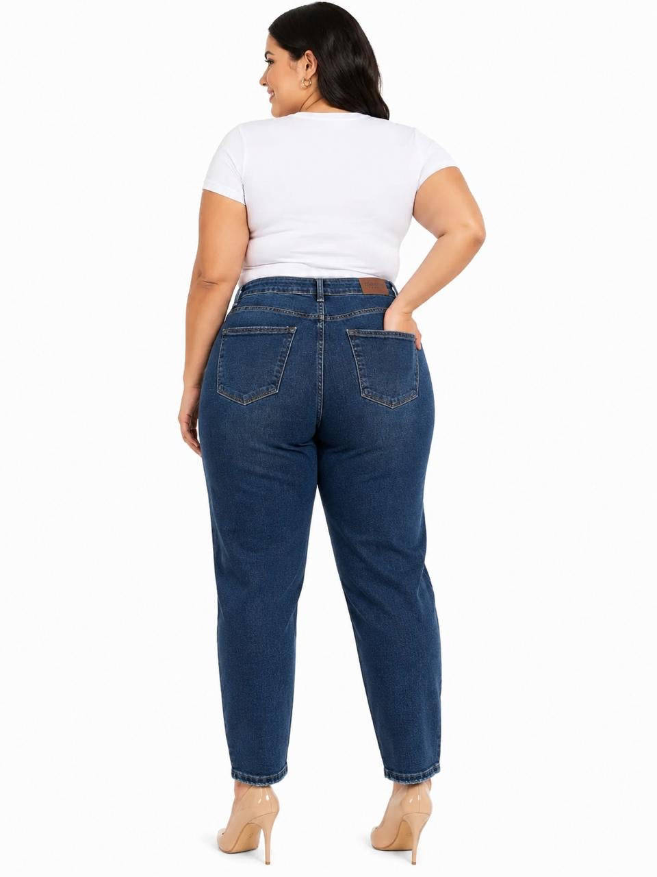 Pantalón dama mezclilla azul oscuro