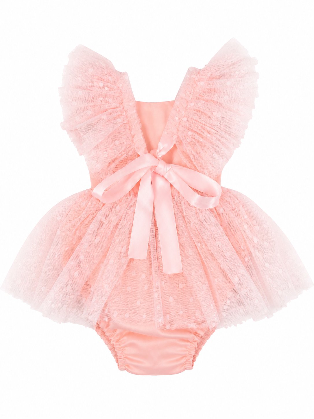 Vestido bebé meses mariposas rosa