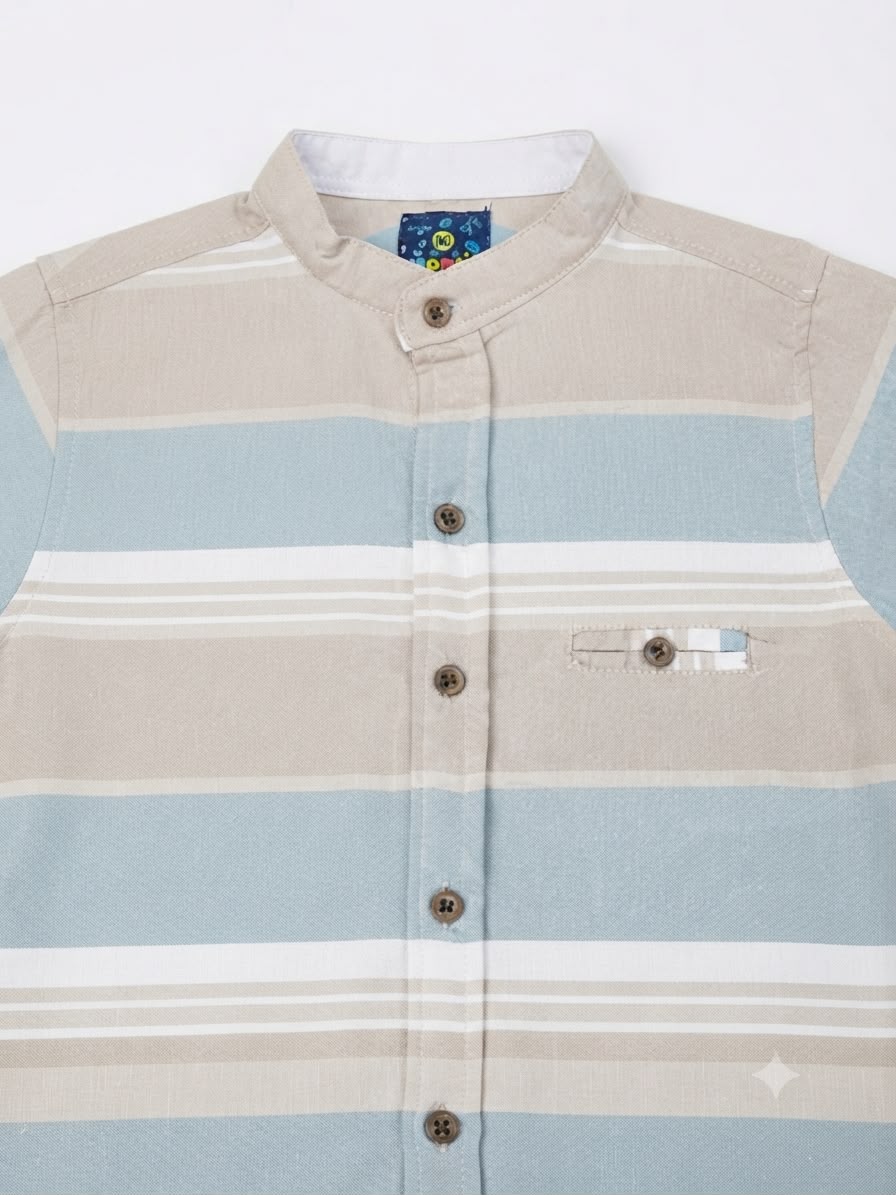 Camisa niño manga larga a rayas