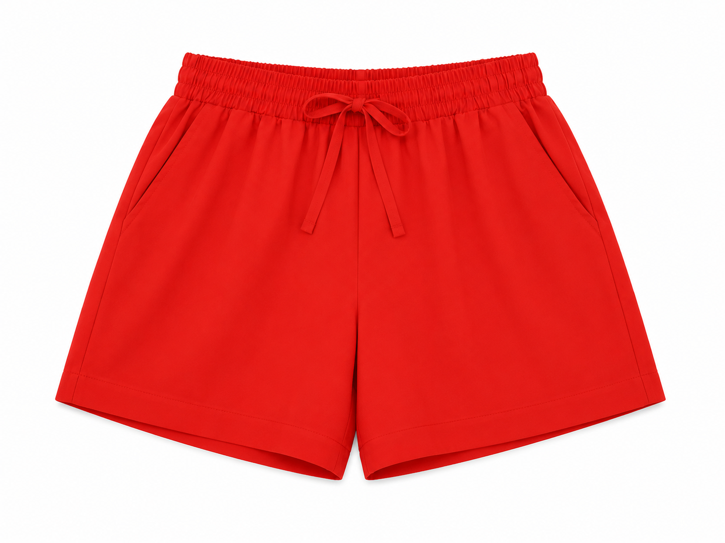 Set niña rojo con chaleco y short