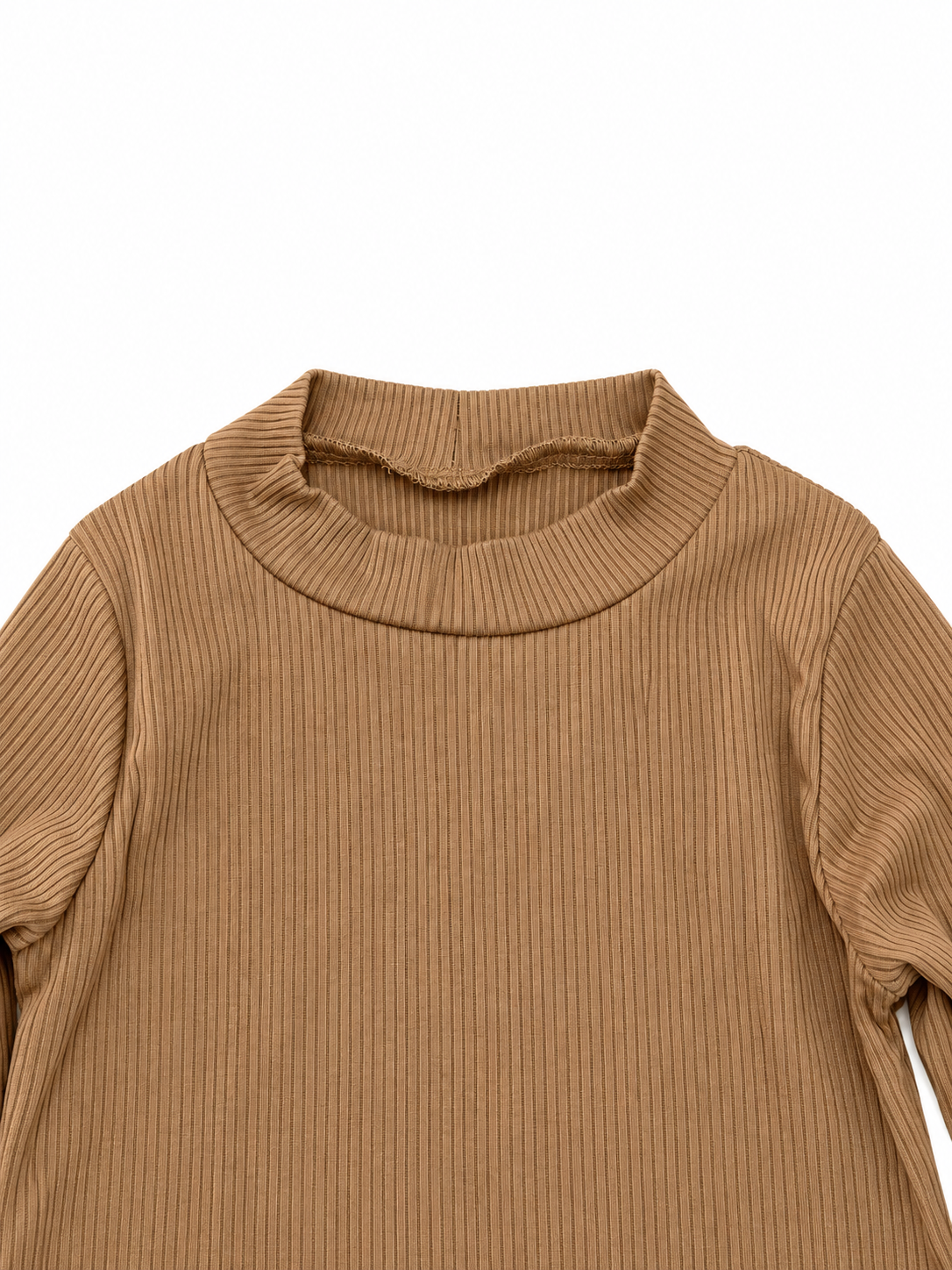 Blusa niña de manga larga con cuello alto