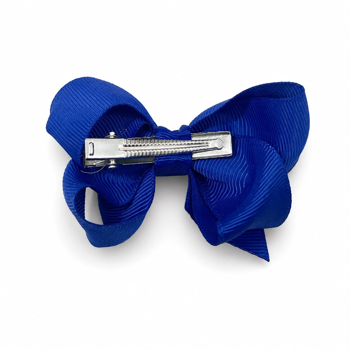 Moño chico niña azul rey con lazadas dobles 🎀💙