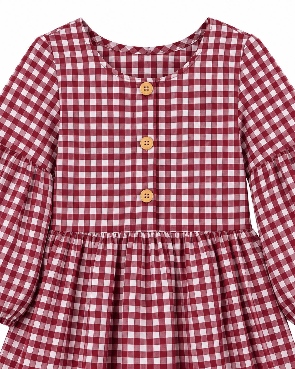 Vestido niña de cuadros vino 🤍🍷