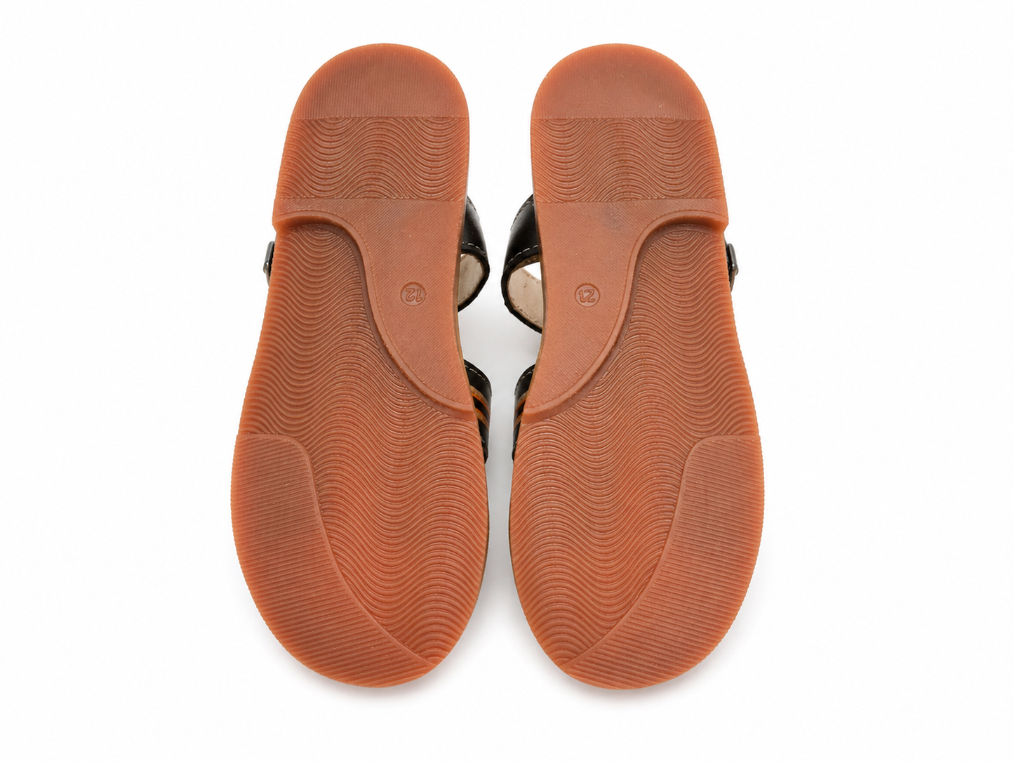 Huaraches niño OFERTA – negros con detalles naranja 🖤🧡