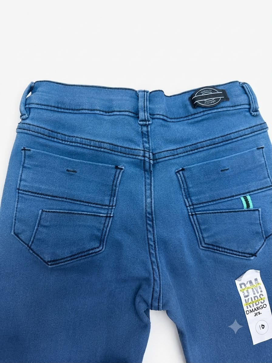 Pantalón niño de mezclilla stretch – Azul claro