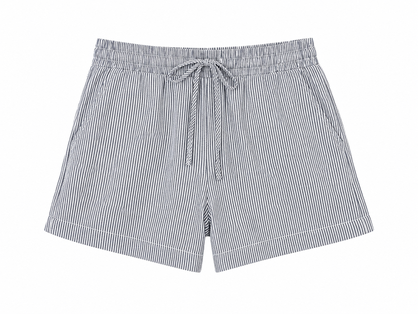 Set niña gris rayado con blusa y short