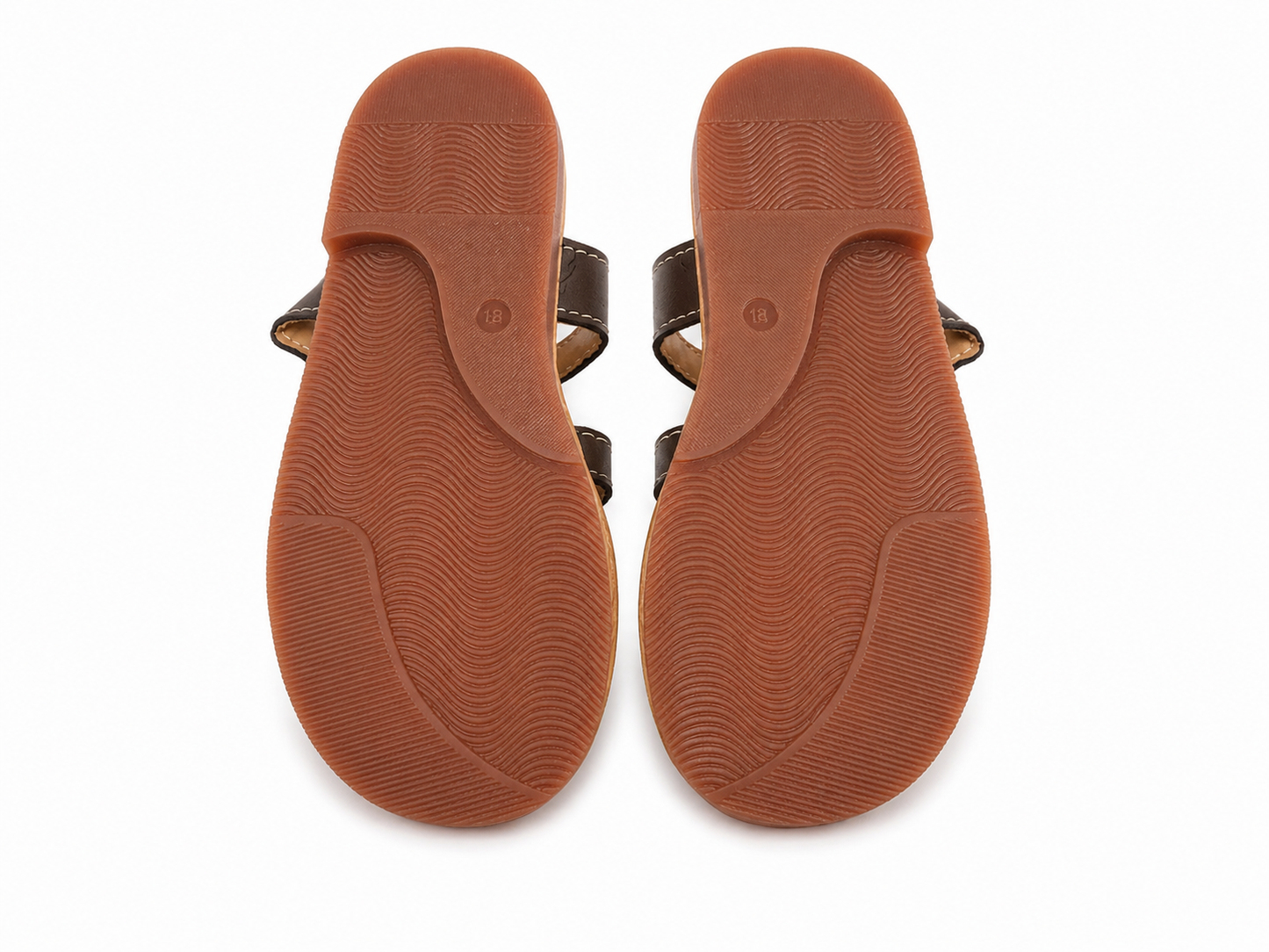 Huaraches niño OFERTA – café con diseño de tigre 🐯🤎