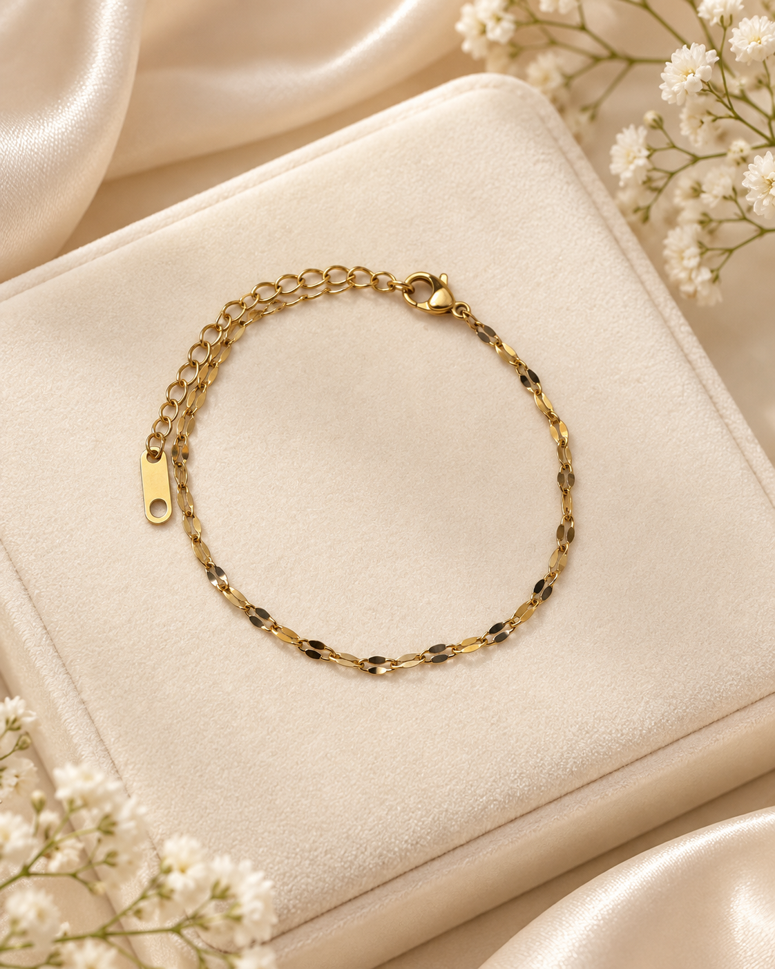 Pulsera dama eslabones alargados