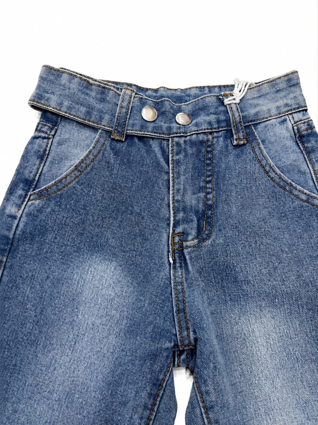 Pantalón niña mezclilla jogger cintura alta