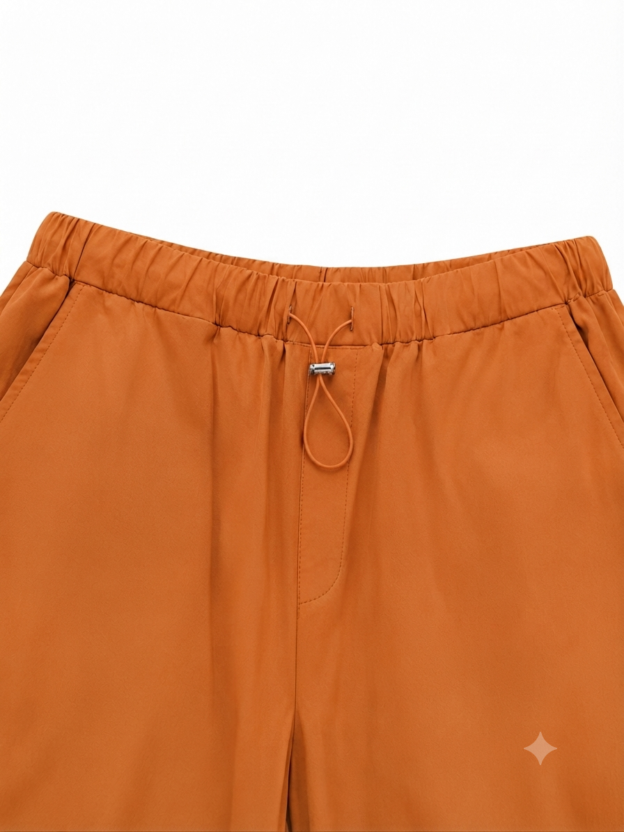 Pantalón dama palazzo naranja
