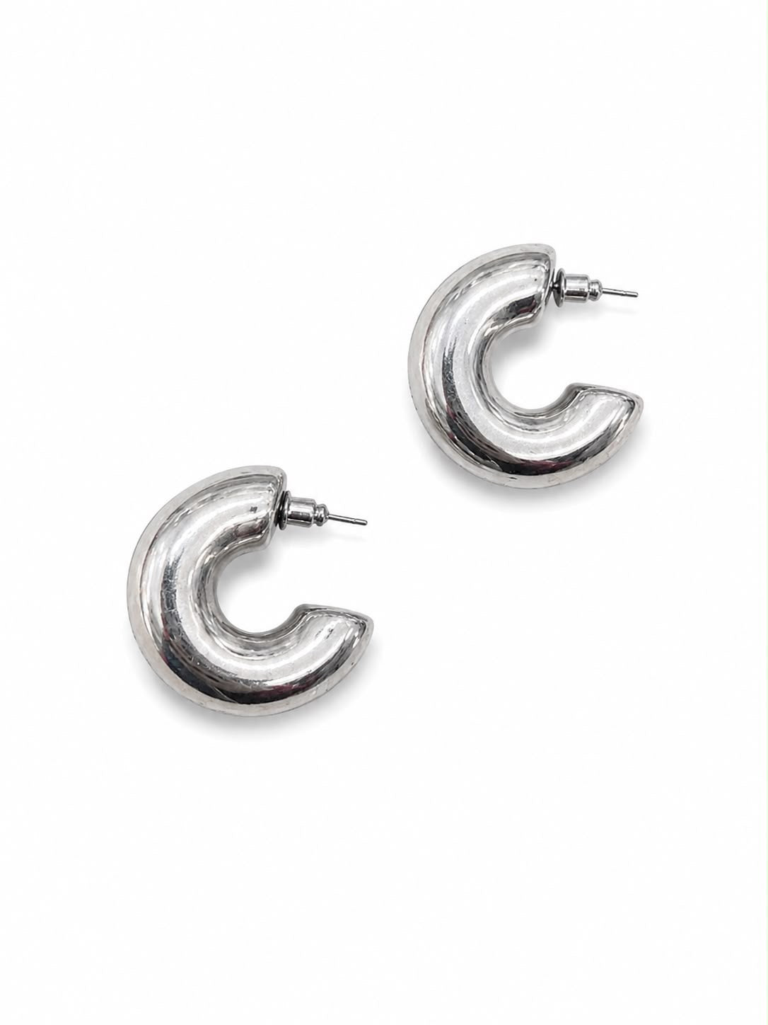 Aretes Dama arracadas plateadas