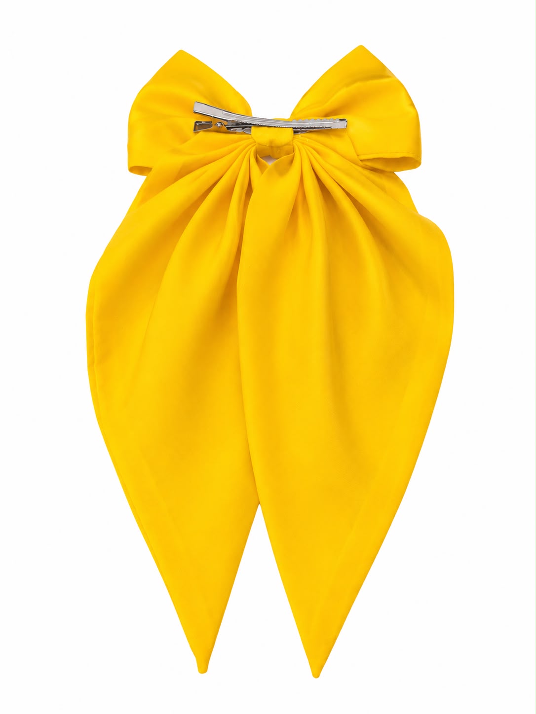 🎀 Moño niña amarillo