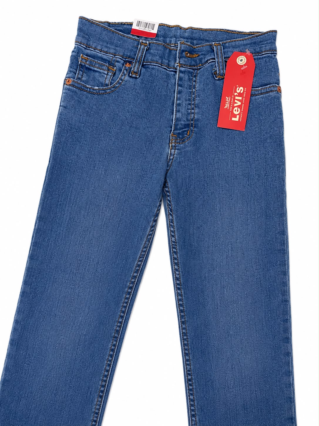 Pantalón niño de mezclilla azul clásico