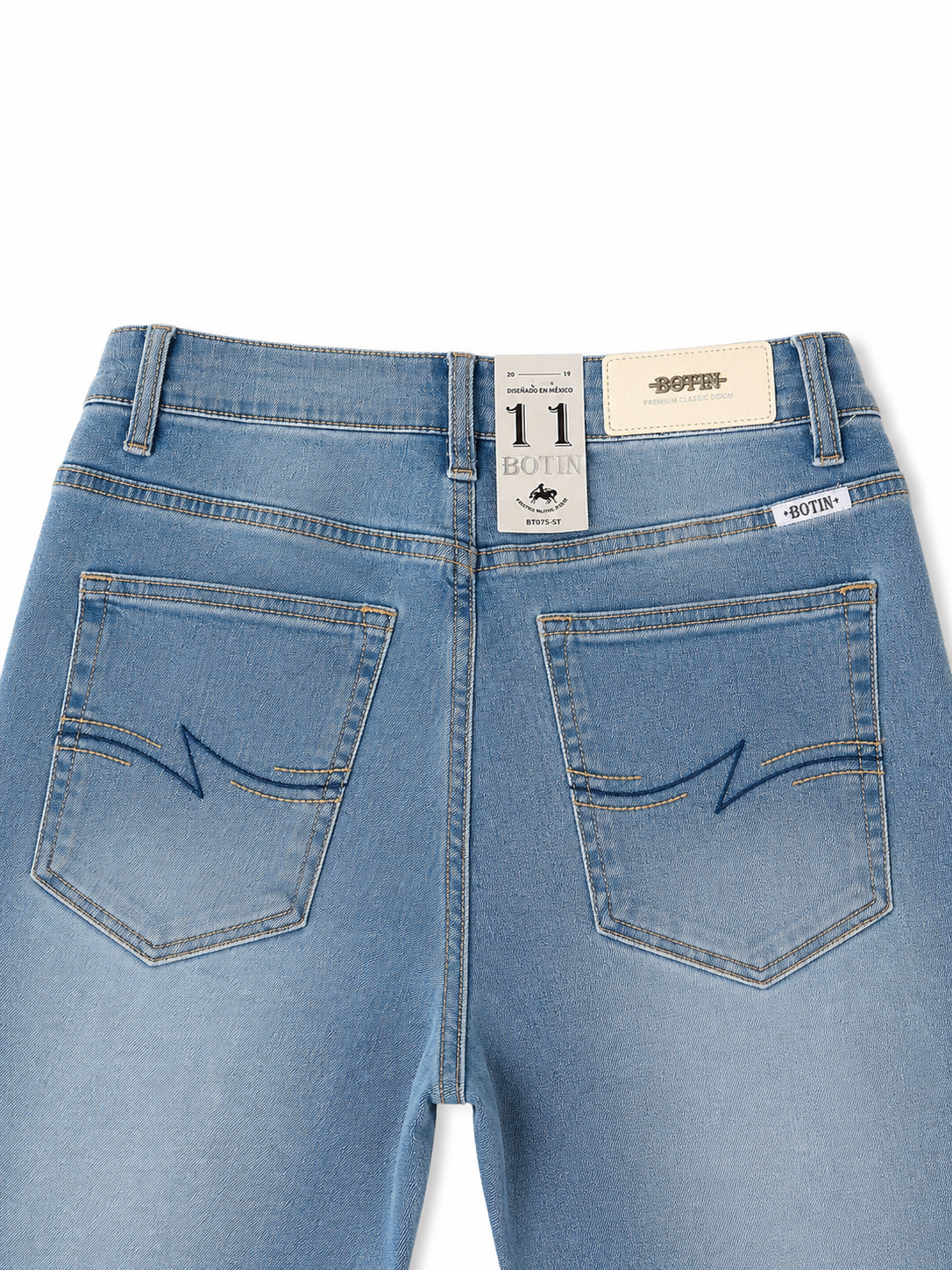 Pantalón dama mezclilla wide leg de tiro alto