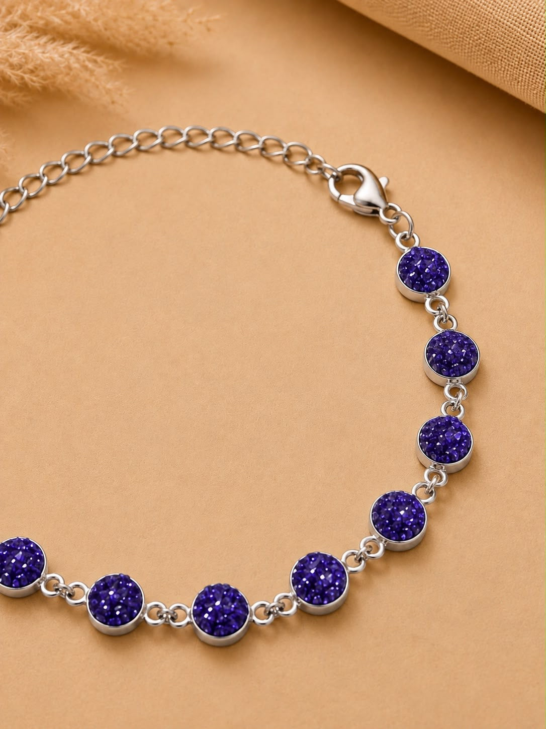 Pulsera Dama piedras moradas 💜✨