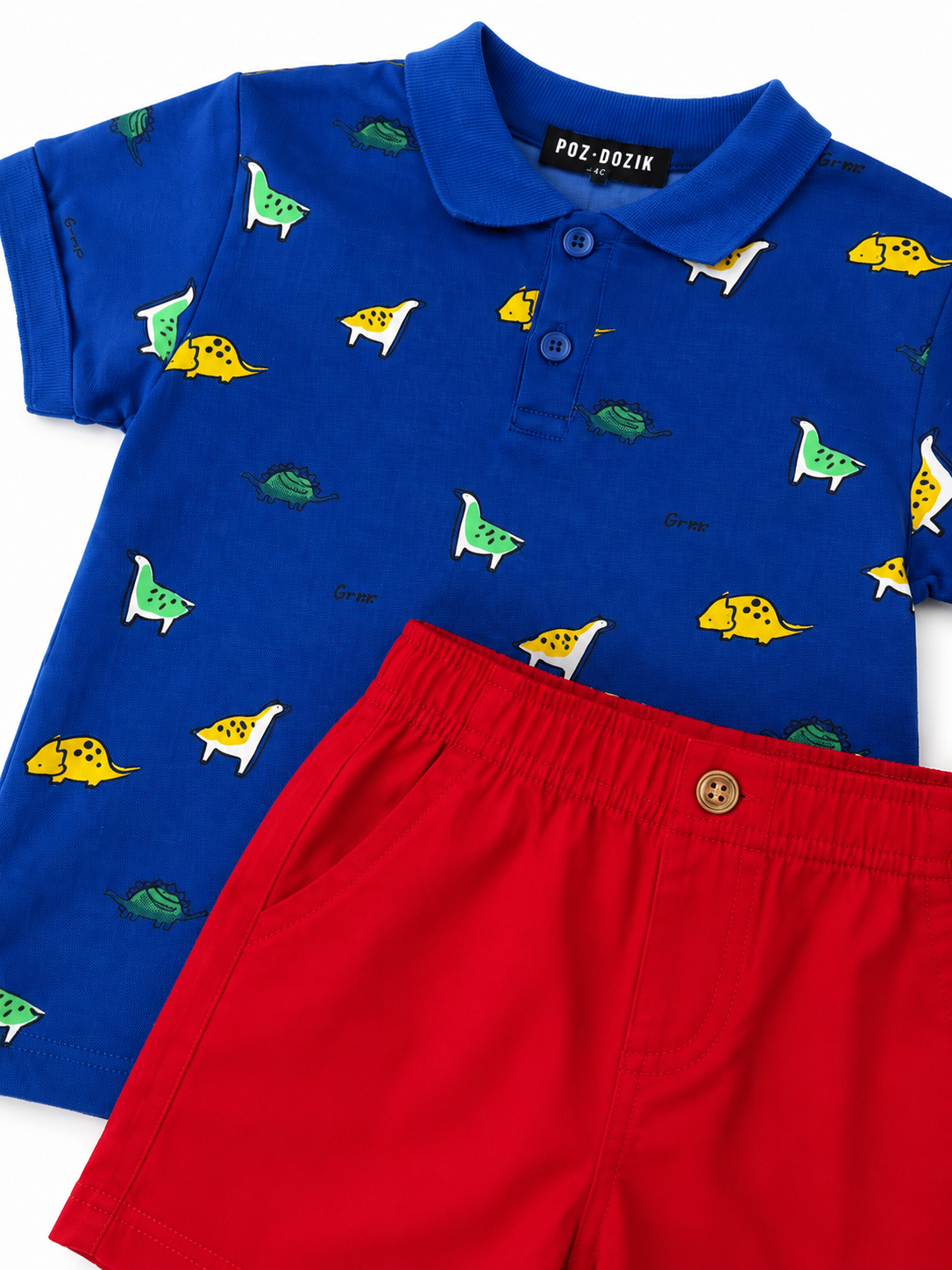 Set niño tipo polo con short
