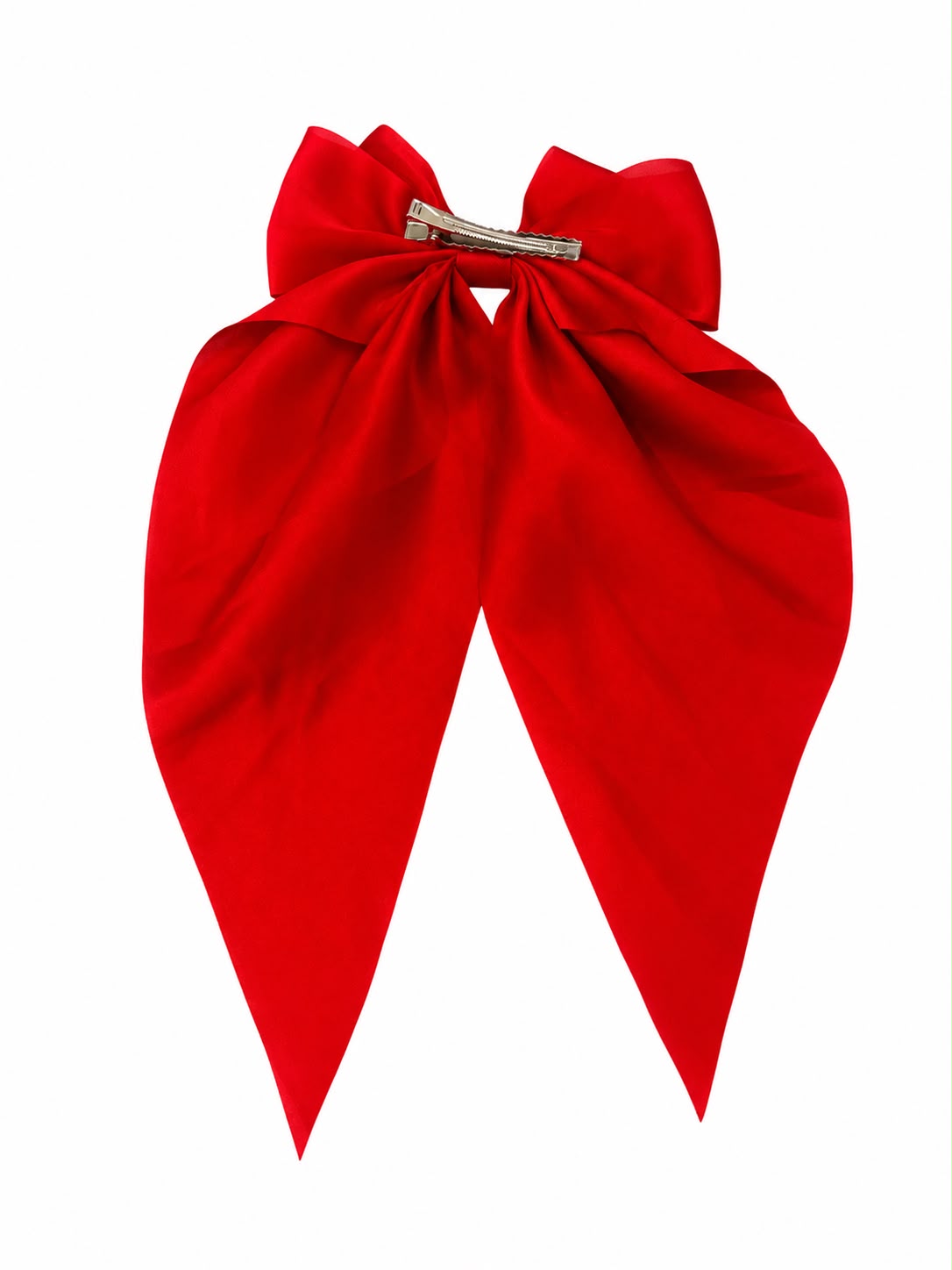 Moño coquette niña rojo elegante con tirantes largos 🎀❤️