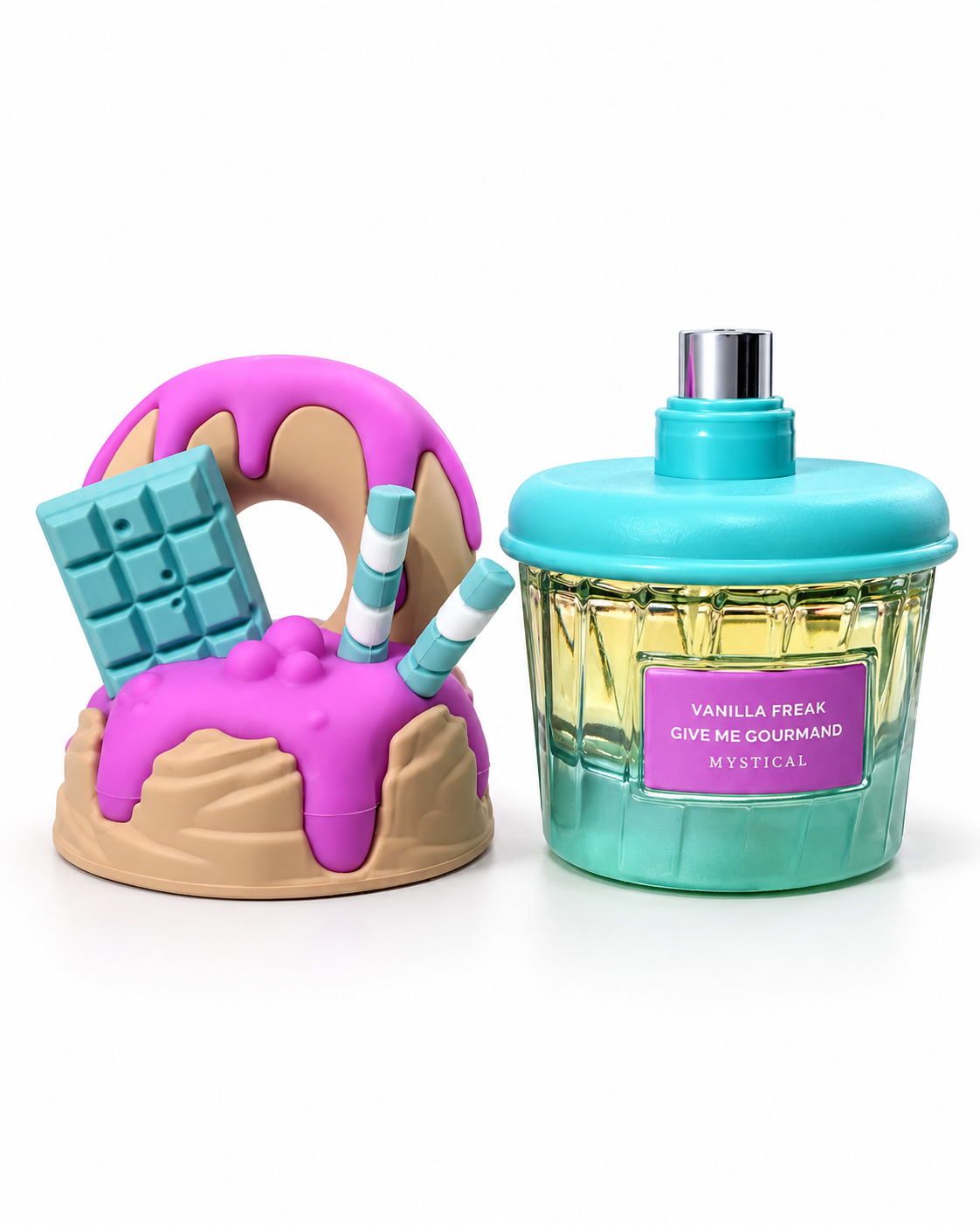 Perfume dama Vanilla Freak – Diseño de dona y chocolate 🍩💖