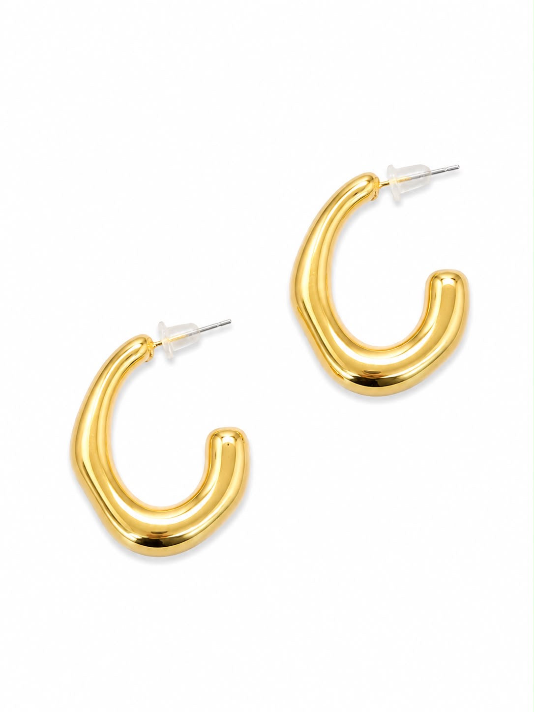 Aretes Arracadas Doradas Minimalistas ✨