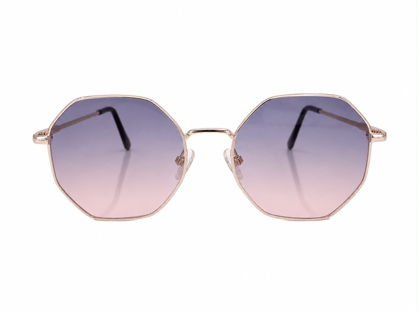 Lentes Dama octagonales oversize con armazón