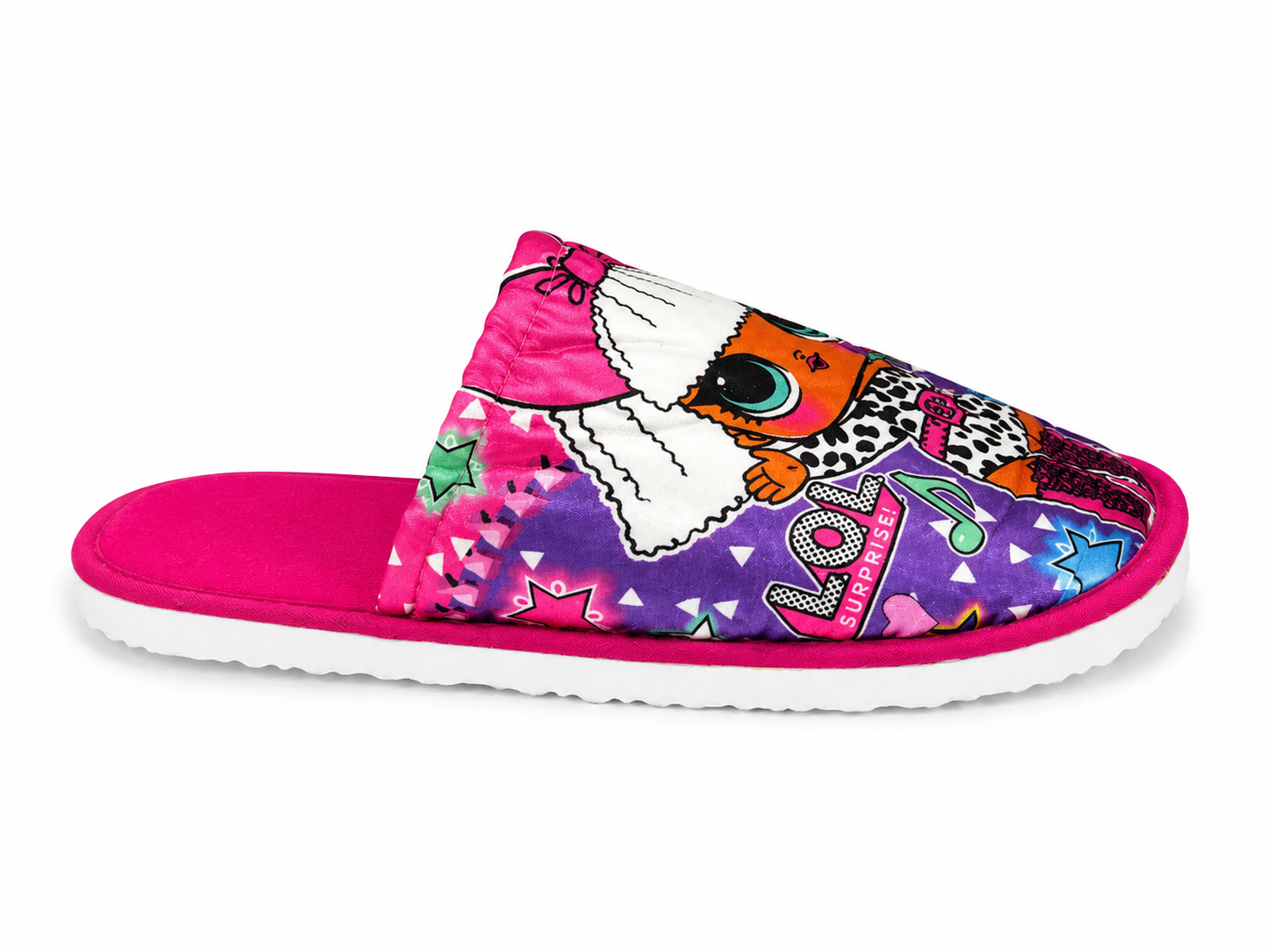 Pantuflas niña diseño muñequita fashion