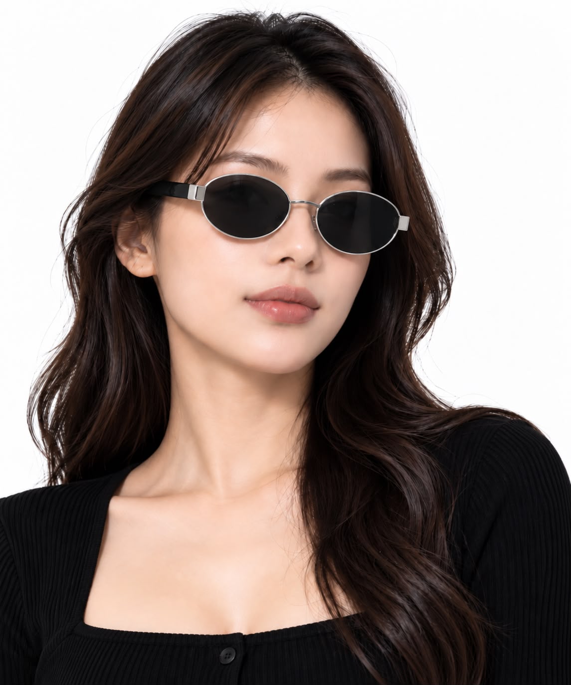 Lentes dama ovalados de estilo moderno