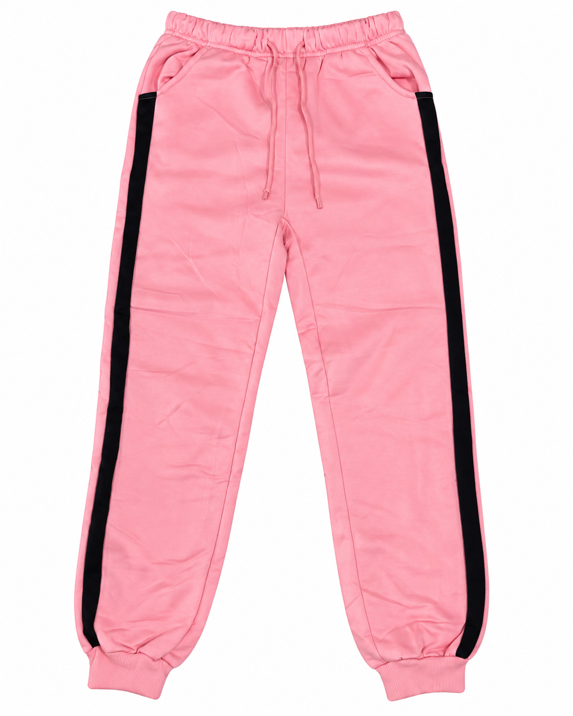 Set niña deportivo- rosa franjas negras