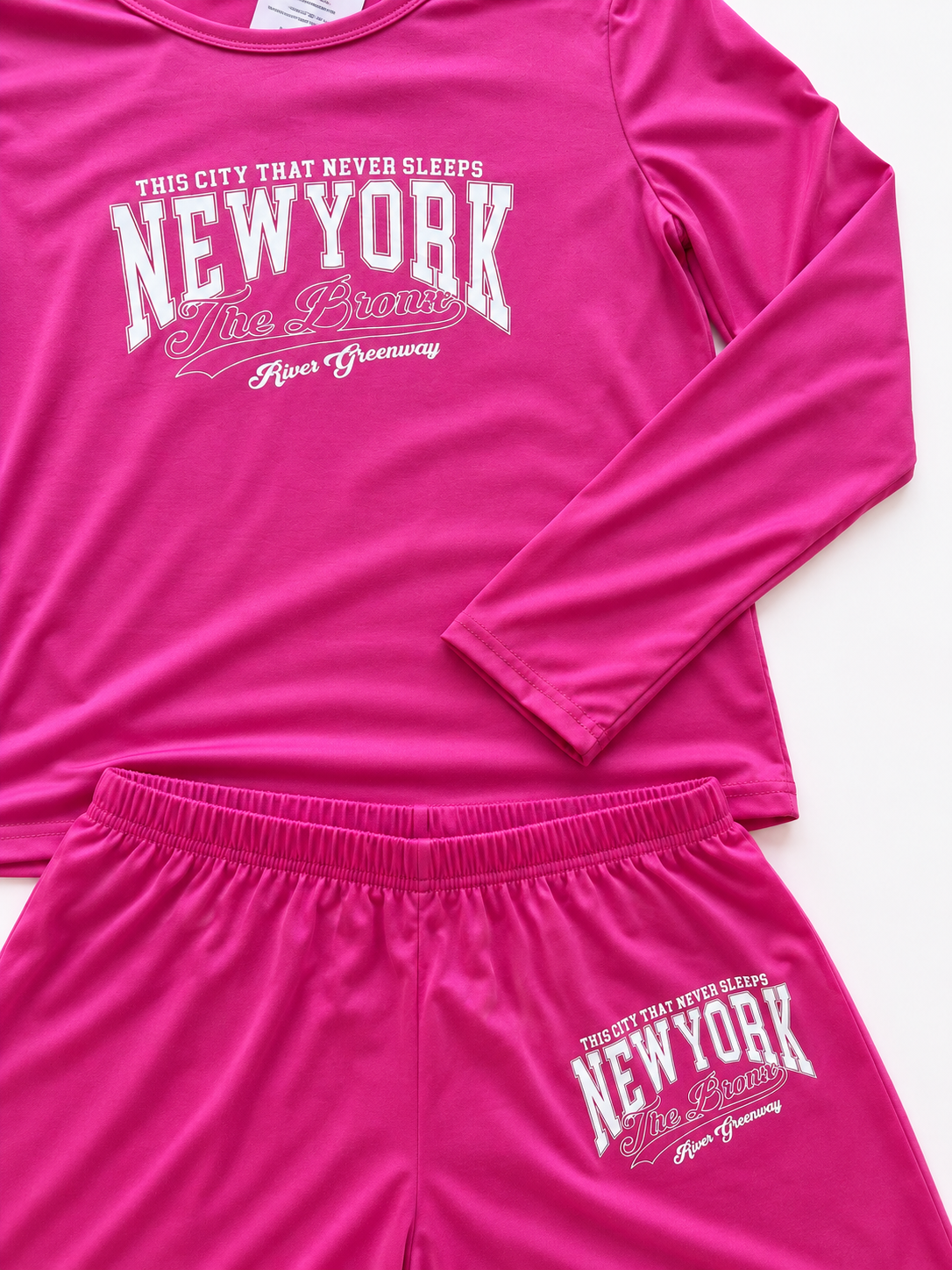 Pijama Dama New York Rosa