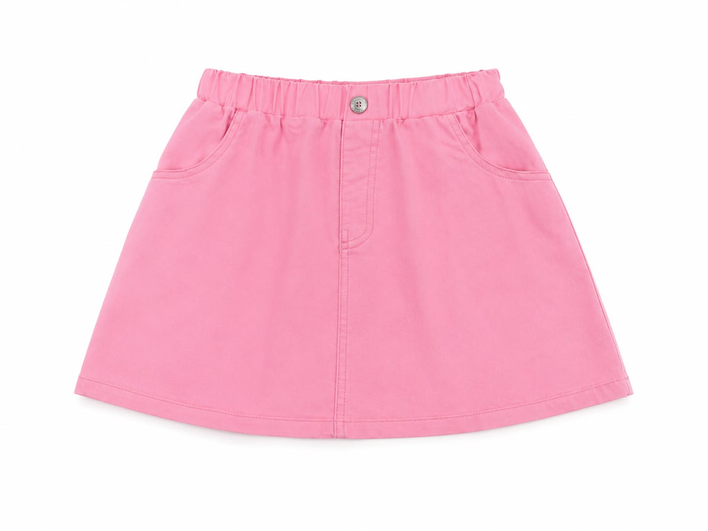 Set niña con falda rosa y playera estampada