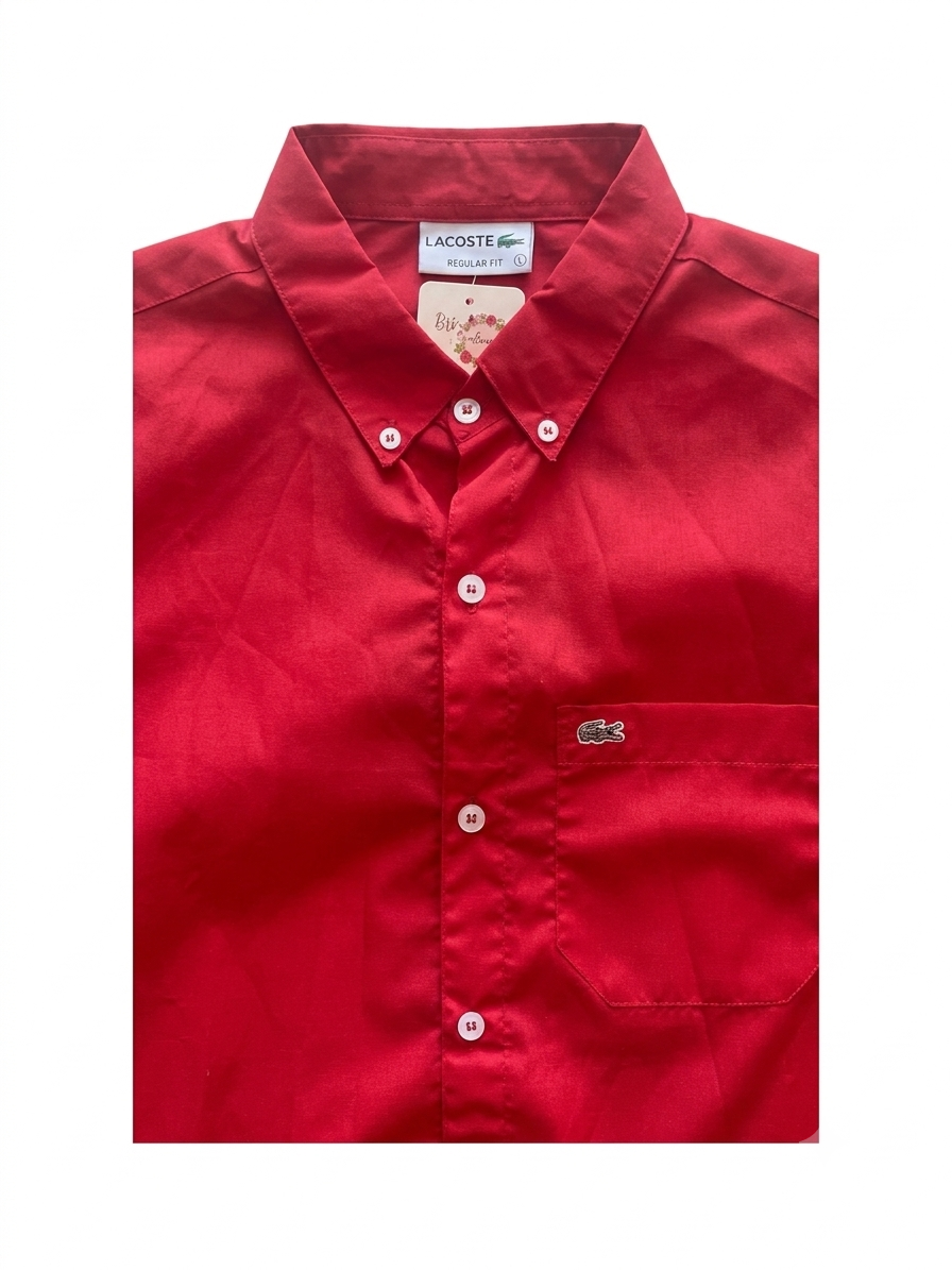 Camisa caballero grande LAC@STE roja