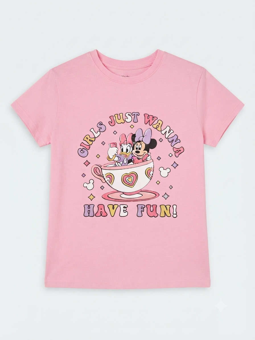 Blusa niña Minnie y patito