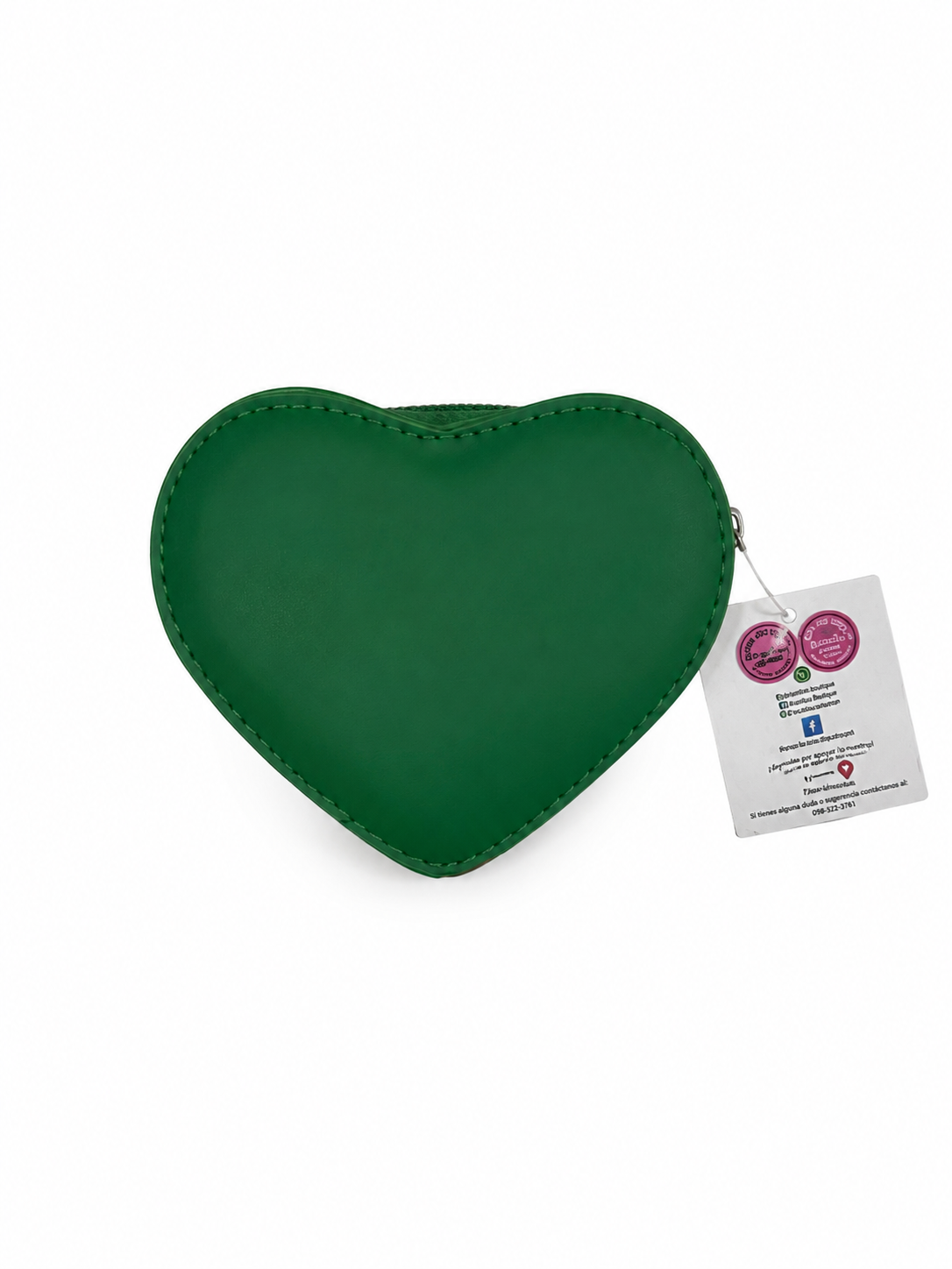 Bolsa Infantil Corazón Verde