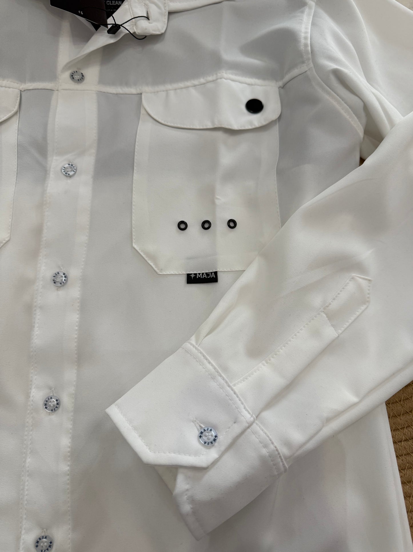 Camisa Caballero chica M@JA blanco