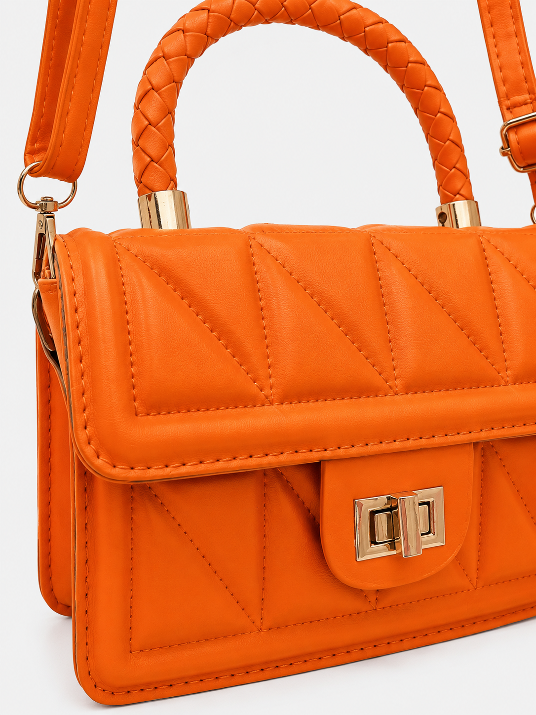 Bolsa Dama NARANJA DORADO