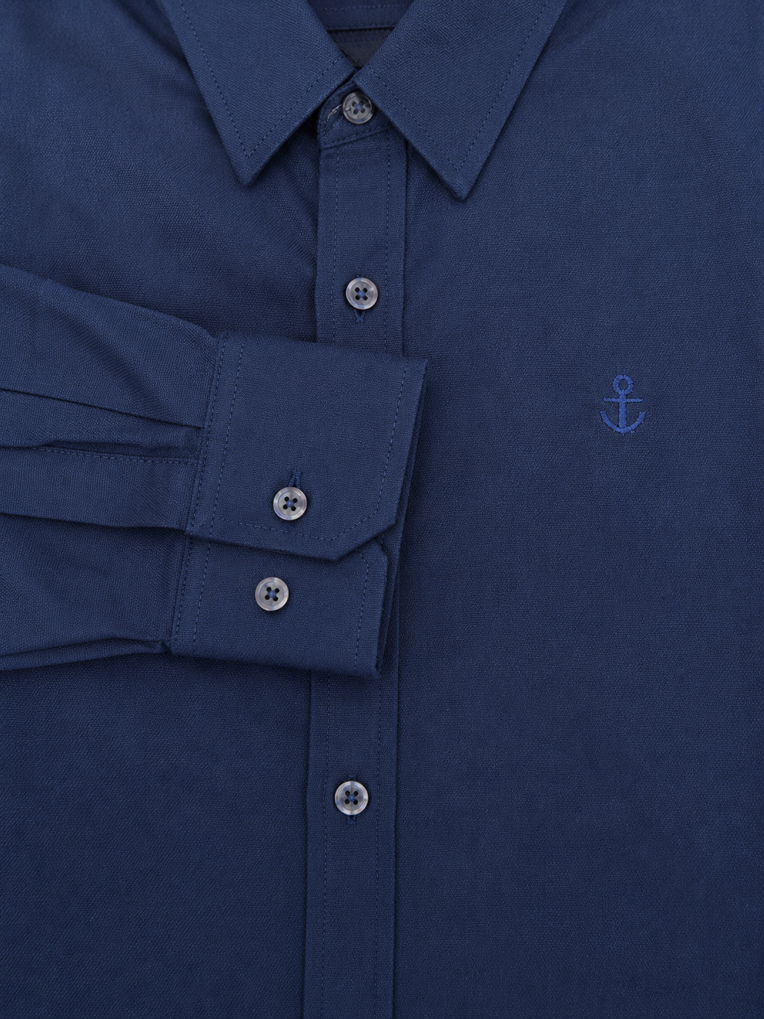 Camisa caballero XL Extra Grande ANCLA AZUL MARINO