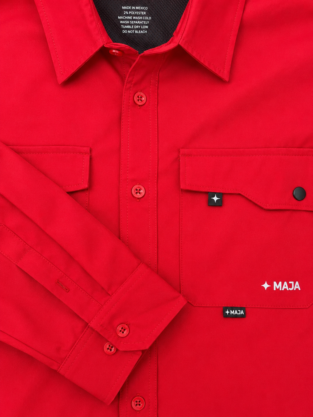 Camisa caballero 2XL MAJ@ roja