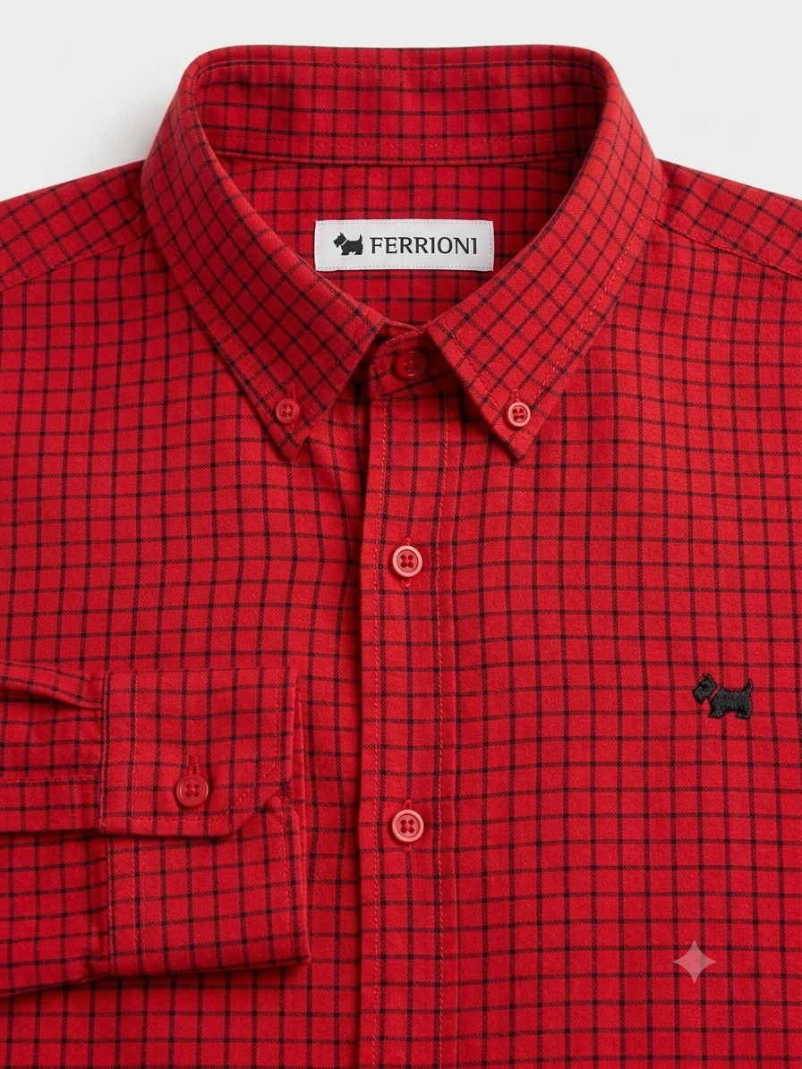 Camisa caballero 2XL FERRI@RI roja