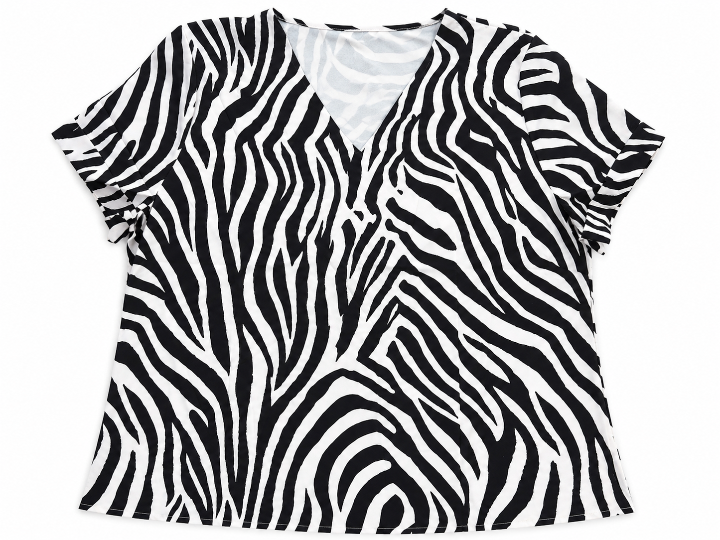 Blusa Dama Estampado Cebra