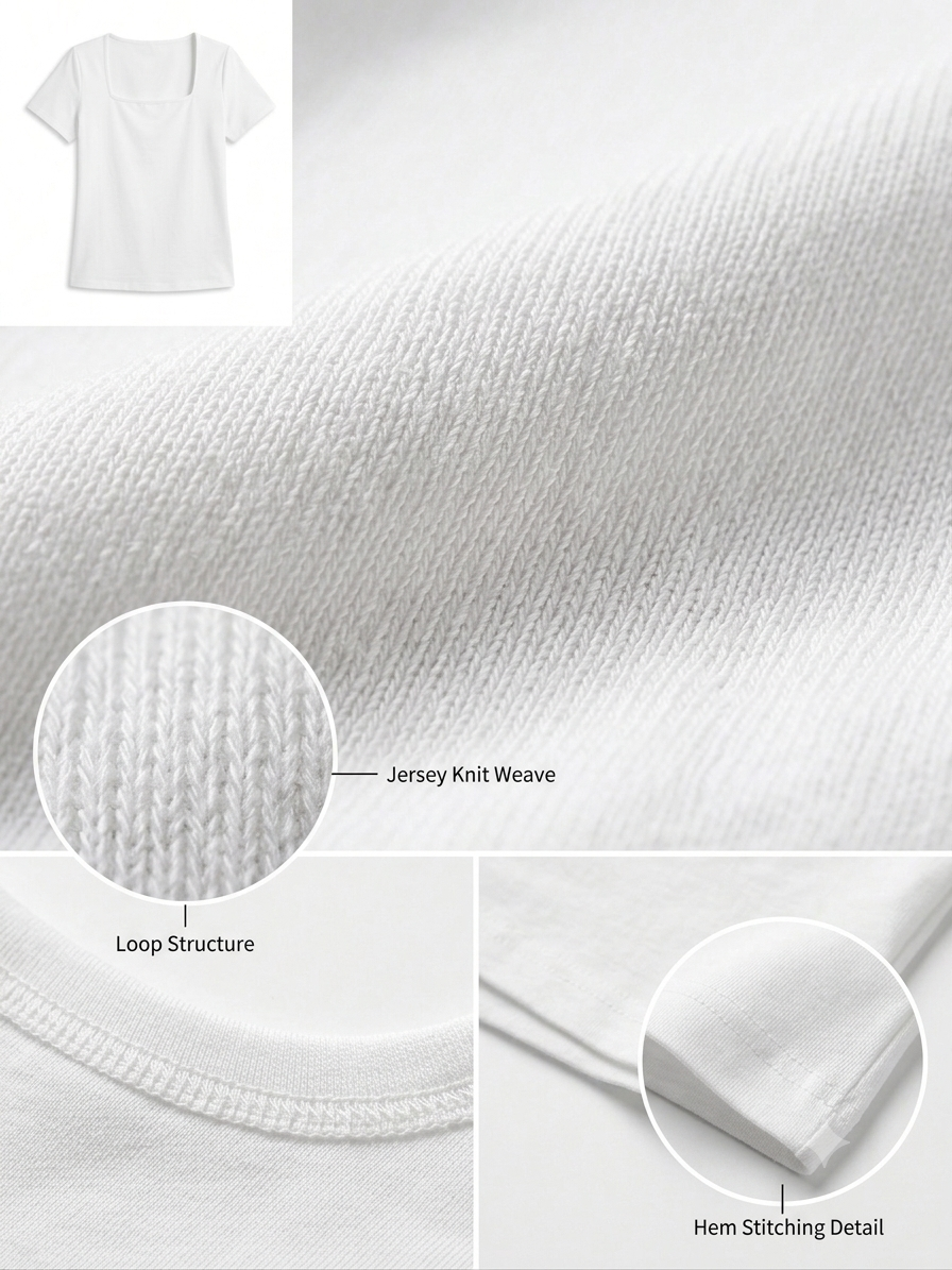Blusa Dama extra grande XL cuello cuadrado