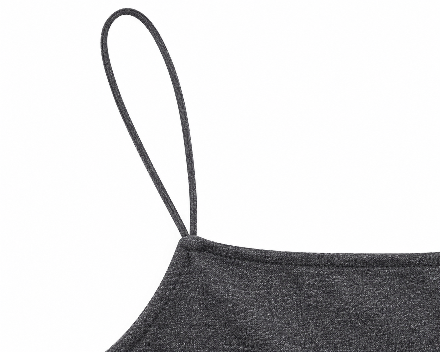 Blusa Dama basica crop de tirantes
