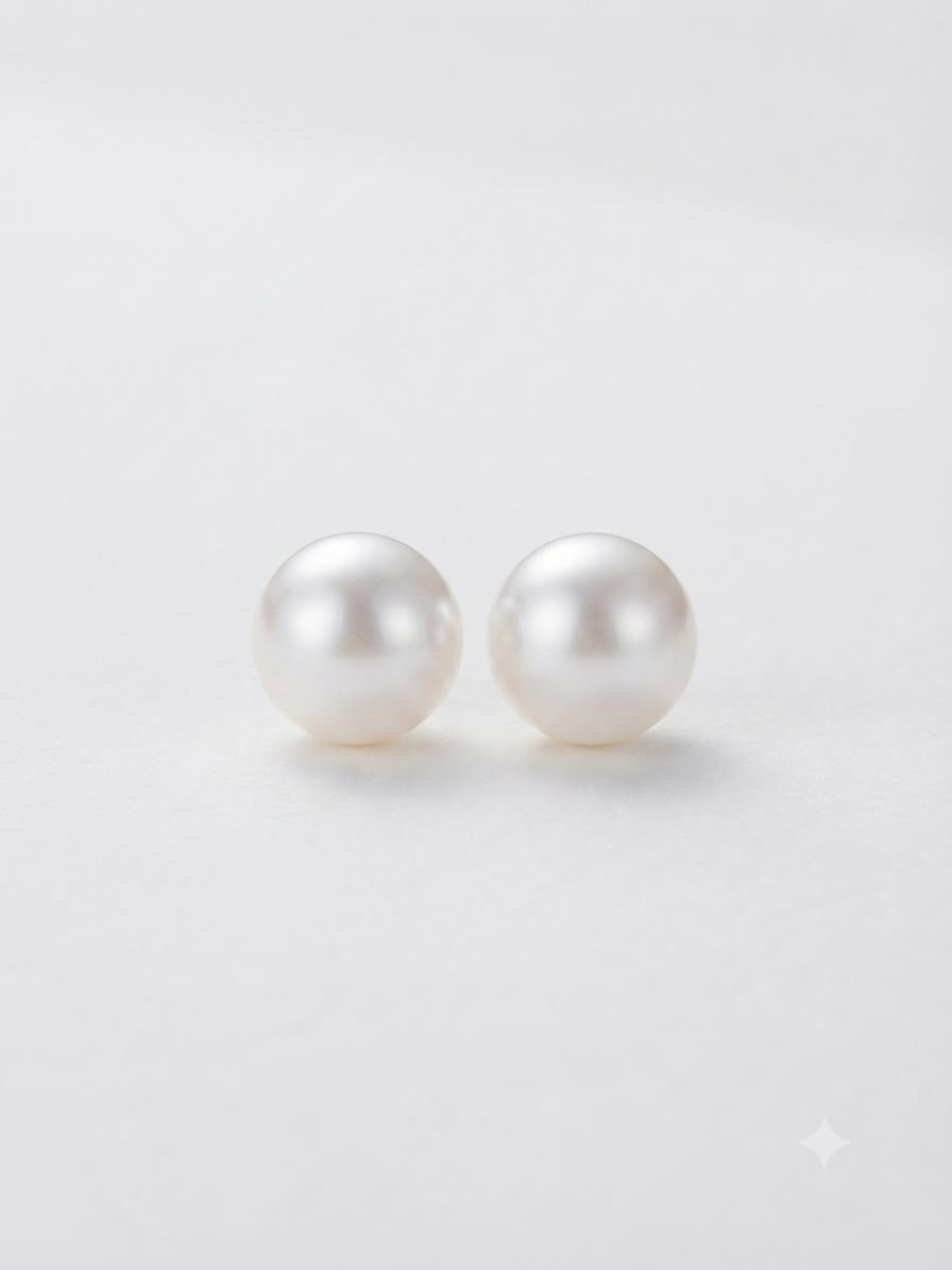 Aretes Tipo Perla Clásicos – Elegancia Atemporal