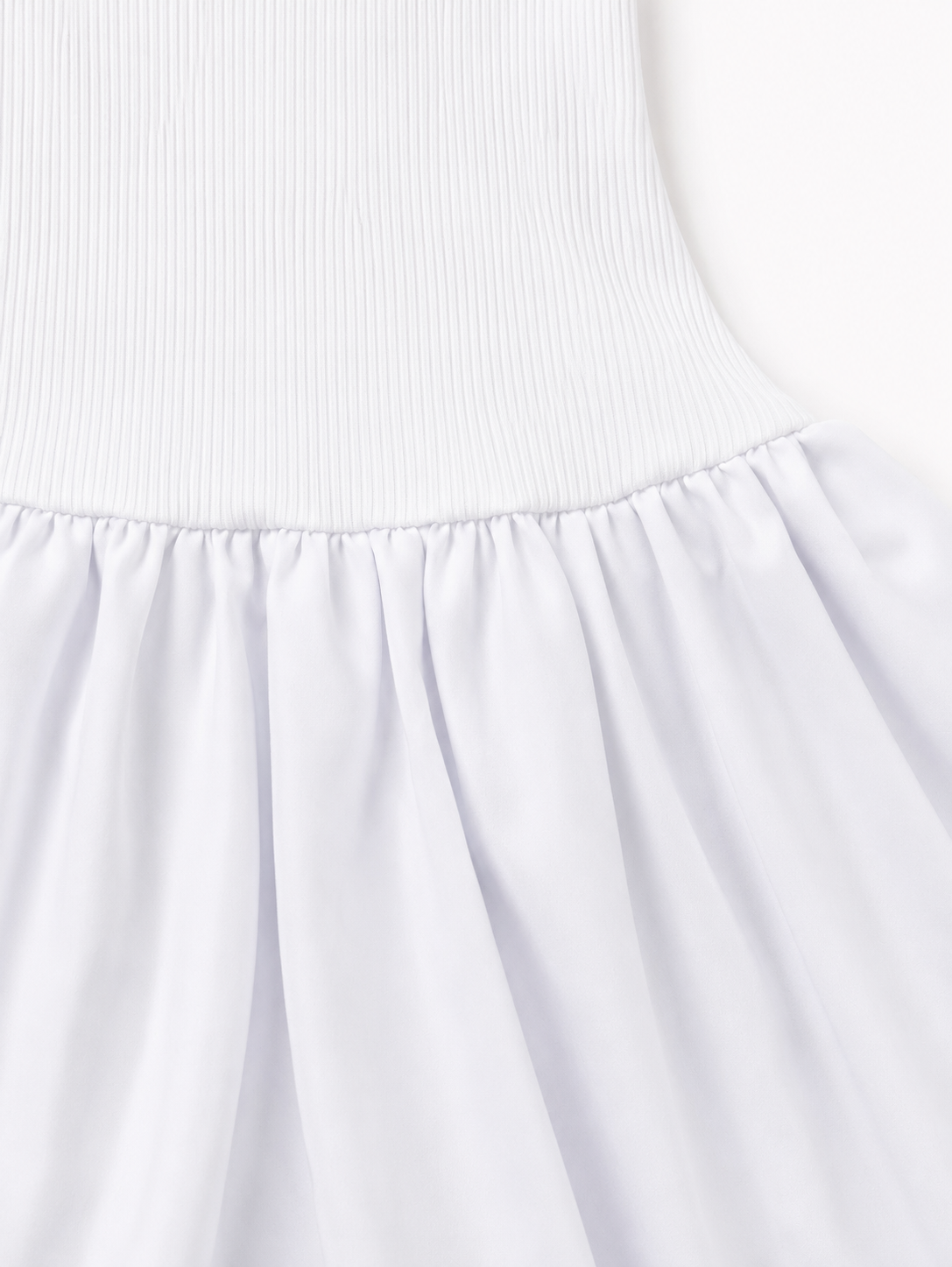 Vestido dama globo blanco 🤍