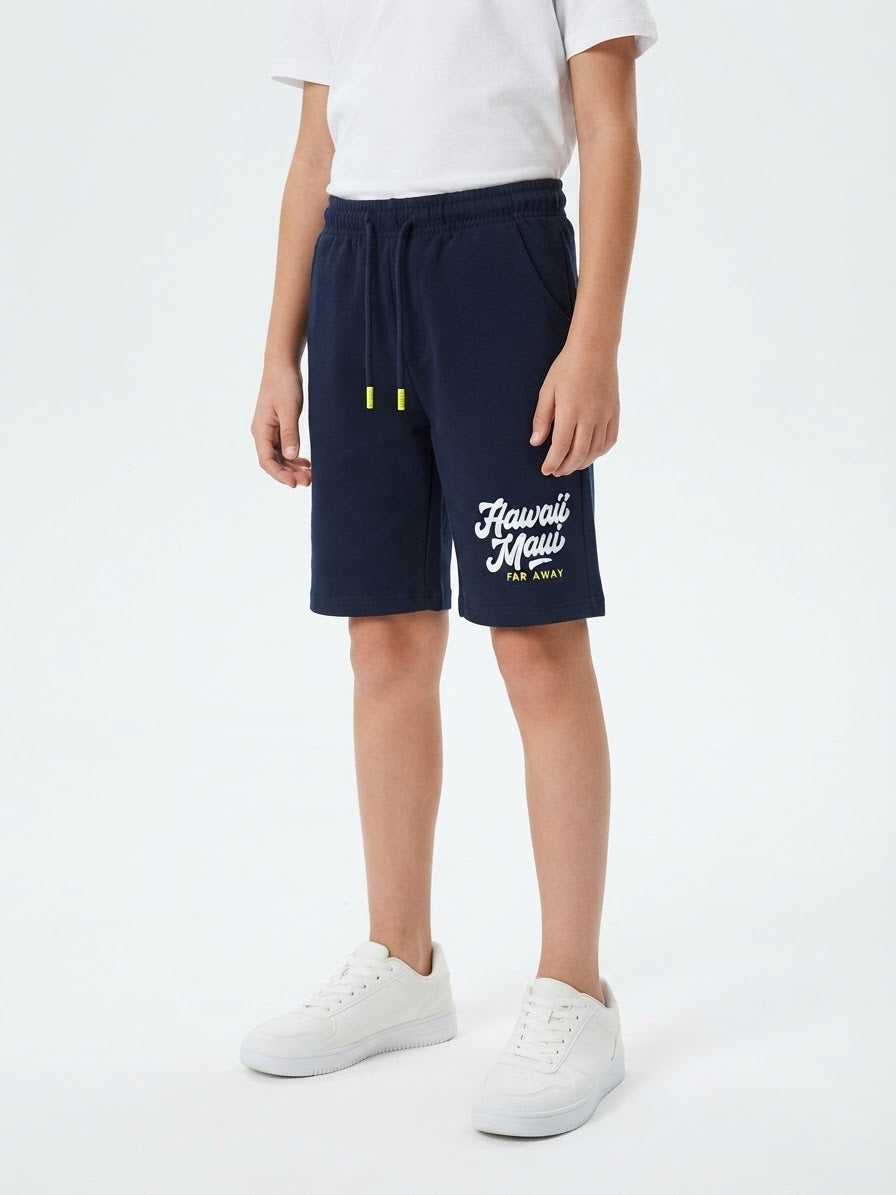 Short niño color azul marino