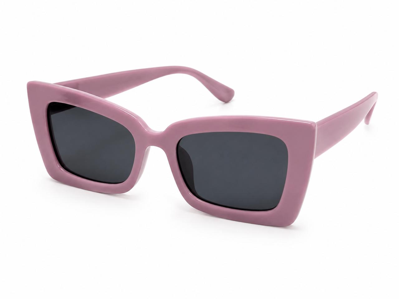 Lentes dama rectangulares rosa pastel