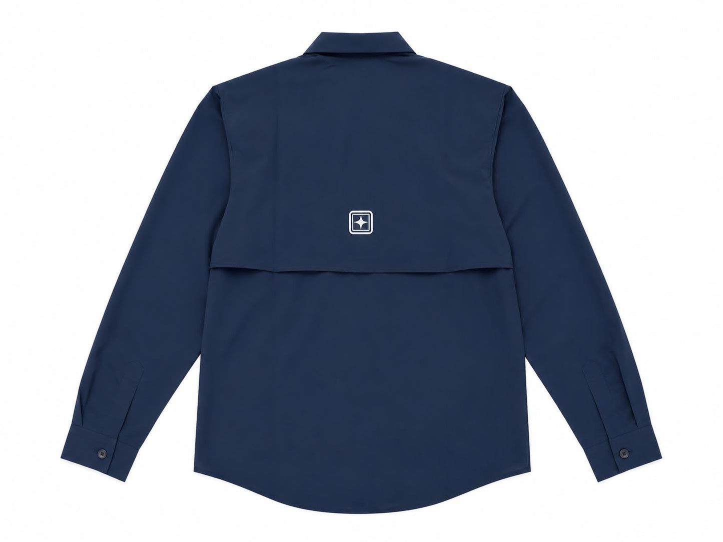 Camisa Caballero Azul Marino Manga Larga